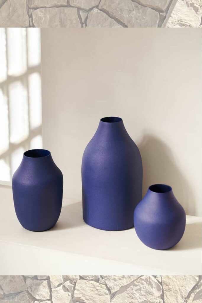 Vases bleus Kave Home