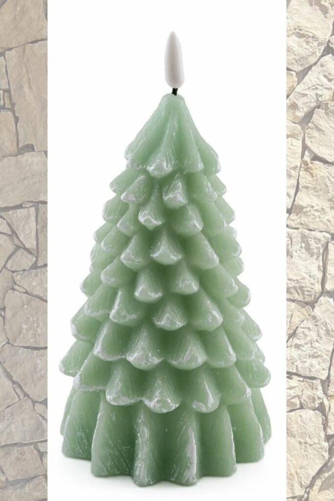 Bougie sapin vert