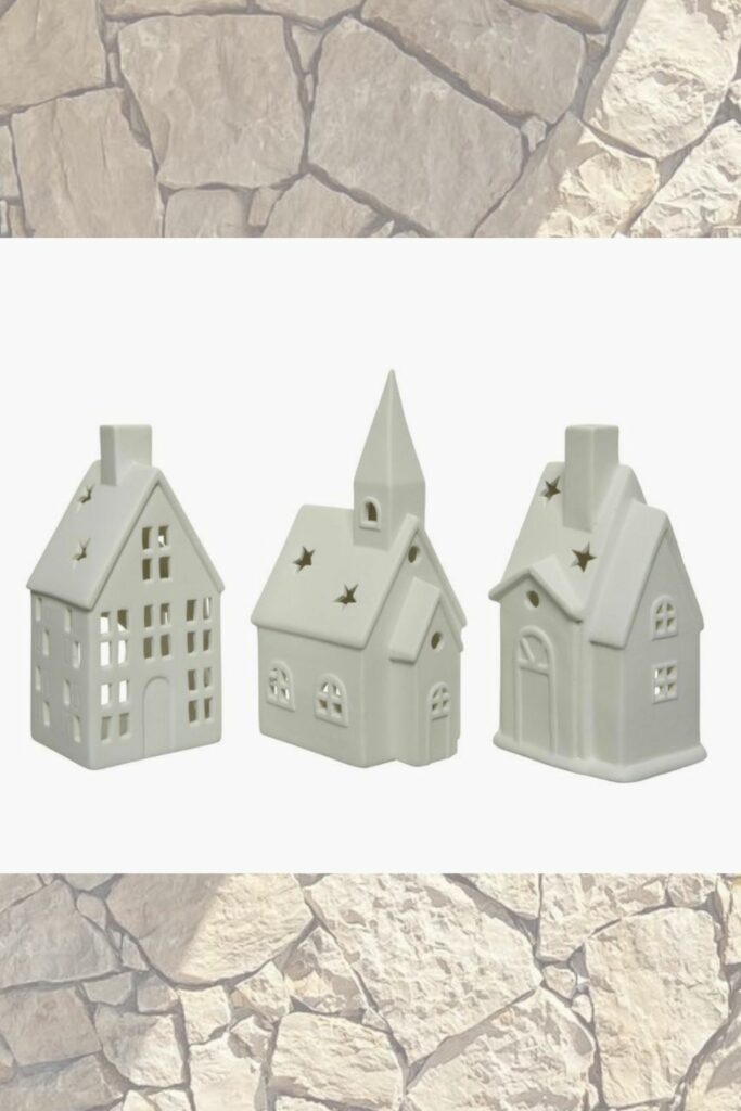 Maisons en porcelaine